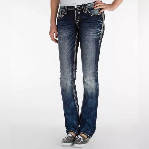 Rock Revival Berry Straight Stretch Jean, Size 28 - Picture 1 of 14